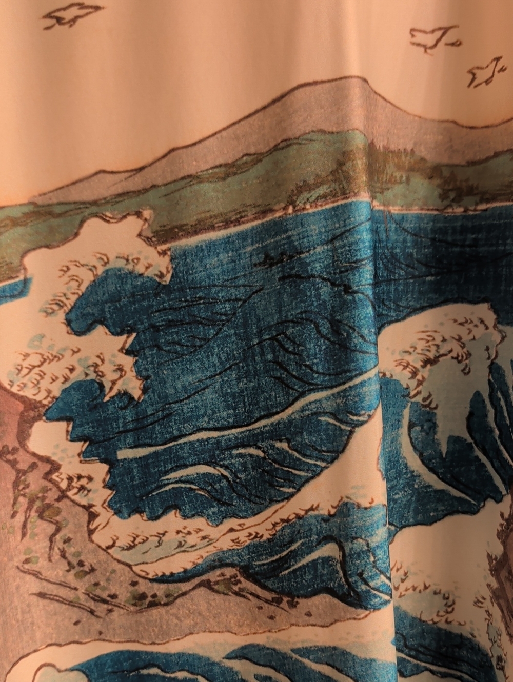 Blackmilk Naruto Whirlpool Super Drape Mini Dress Tunic Japanese Art Print RARE - Picture 7 of 8